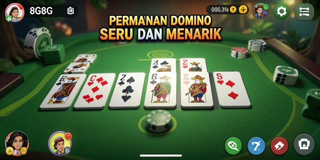 Screenshot gameplay seru 8G8G dengan tampilan grafis menarik.