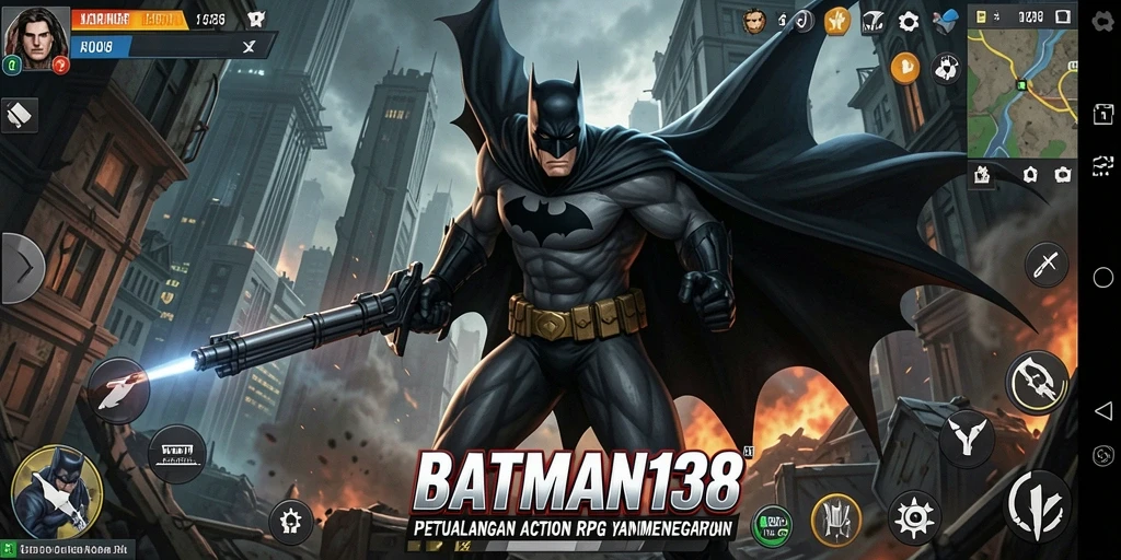 Tampilan gameplay mendebarkan dari BATMAN138 dengan aksi ARPG yang intens.
