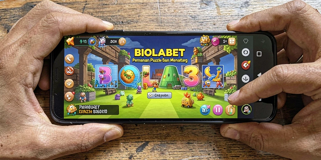 Tampilan gameplay menarik dari BIOLABET dengan berbagai teka-teki.