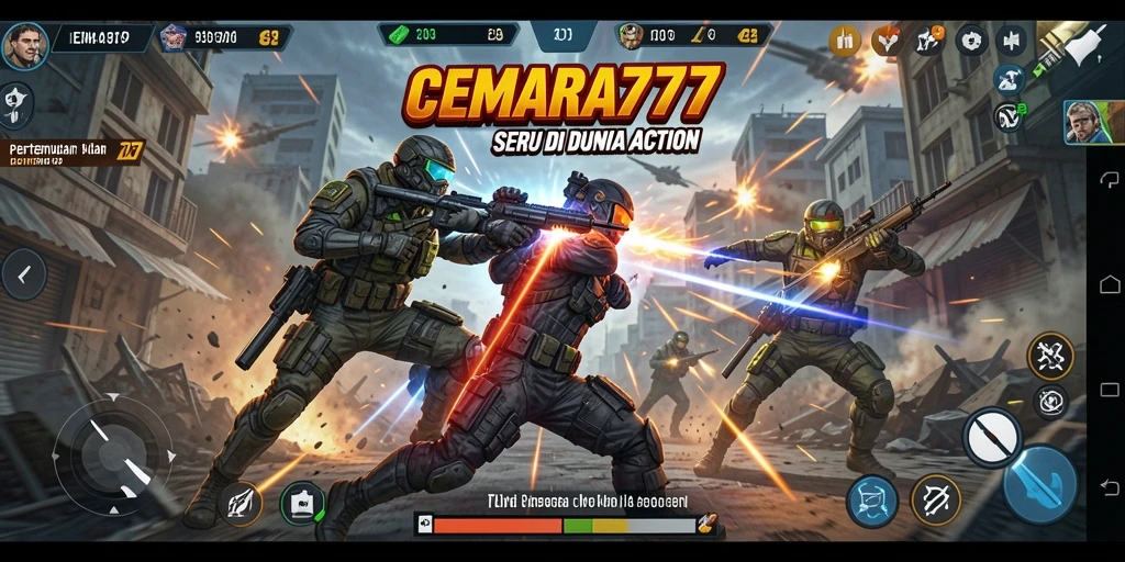 Gameplay seru dari CEMARA777 dengan pertarungan mendebarkan.