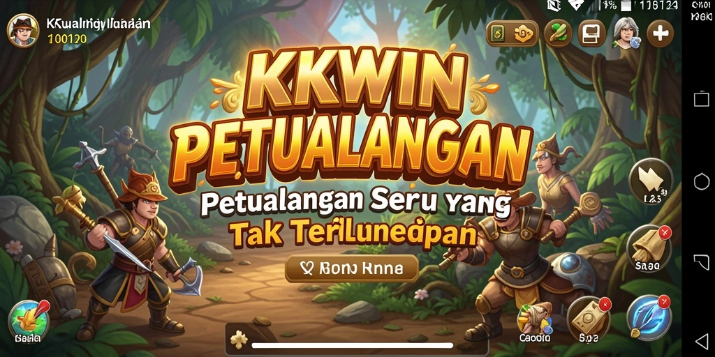 Screenshot gameplay KKWIN yang menampilkan petualangan seru dan menantang.