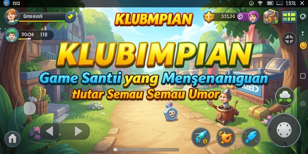 Tangkapan layar gameplay <strong>KLUBIMPIAN</strong> yang seru dan penuh warna.