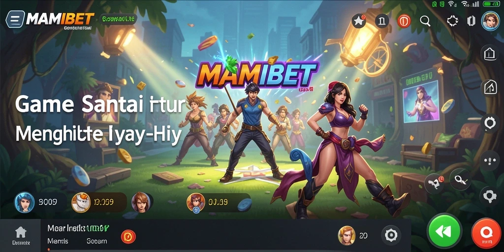 Tampilan gameplay MAMIBET yang seru dan berwarna-warni.