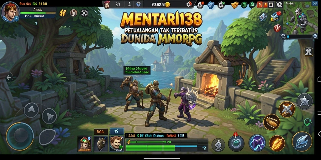 Screenshot utama MENTARI138 menampilkan aksi pertempuran yang mendebarkan.