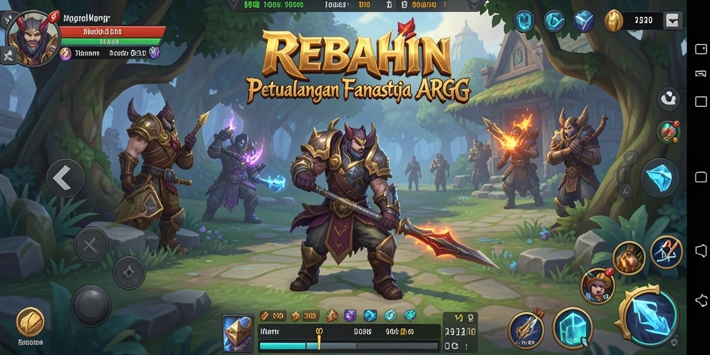 Screenshot gameplay <strong>REBAHIN</strong> yang menampilkan aksi pertarungan seru.