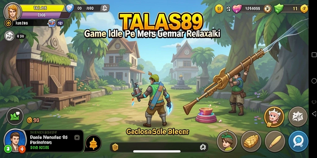 Tampilan menarik dari gameplay TALAS89 yang penuh warna.