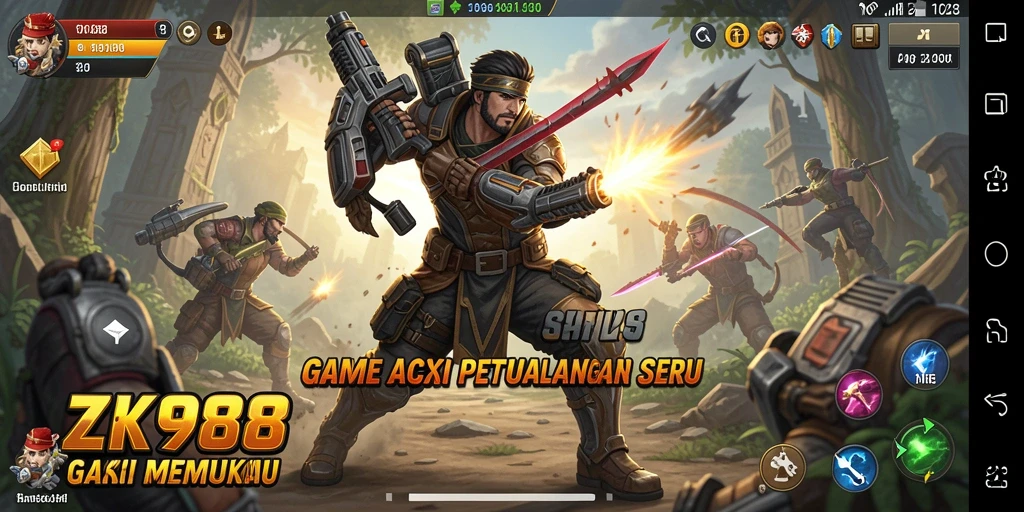 Tampilan gameplay seru dan mendebarkan dari ZK988.